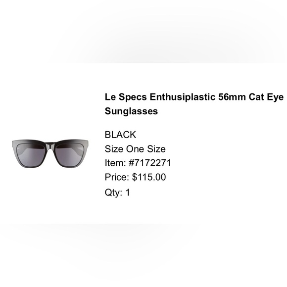 Le Specs Enthusiplastic 56mm CatEye Sunglasses - Picture 2 of 14